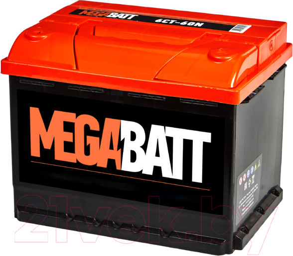 Изображение товара Автомобильный аккумулятор Mega Batt 6СТ-65NR (65 А/ч)