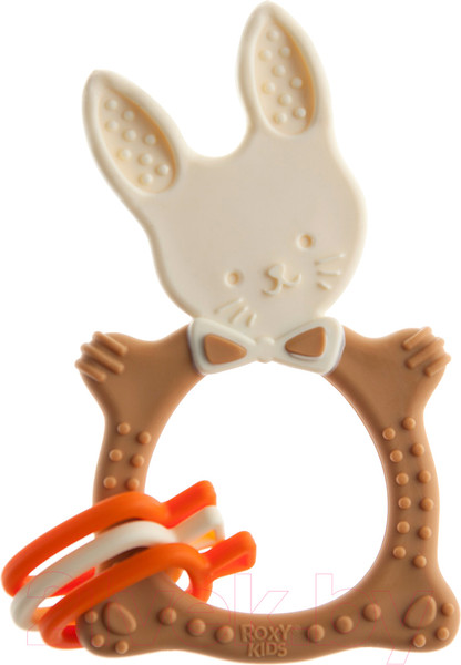 Изображение товара Прорезыватель для зубов Roxy-Kids Bunny / RBT-001BD (шоколадный)