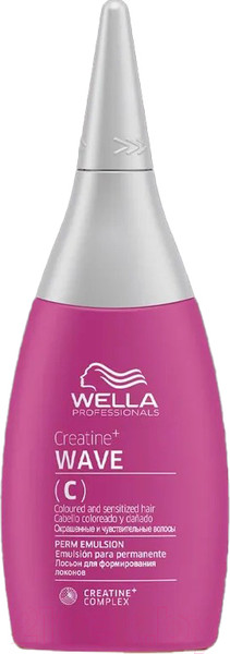 Изображение товара Лосьон для волос Wella Professionals Creatine+Wave для нормальных и жестких волос (75мл)