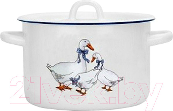Изображение товара Кастрюля Эмаль Гуси 01-1612н/4М