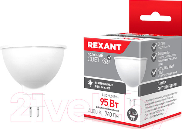 Изображение товара Лампа Rexant 604-052