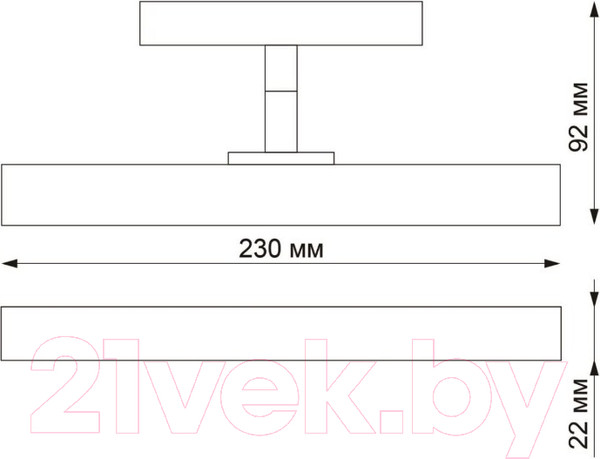 Изображение товара Трековый светильник Novotech 358612
