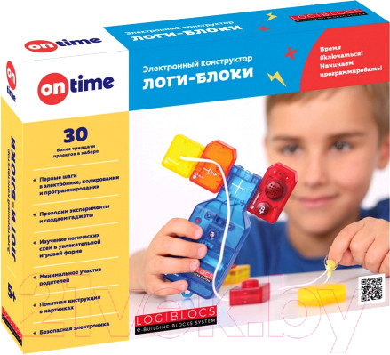 Изображение товара Конструктор электромеханический On Time Логи-блоки / 70021