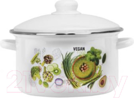 Изображение товара Кастрюля Эмаль Веган 01-Б1614/4М