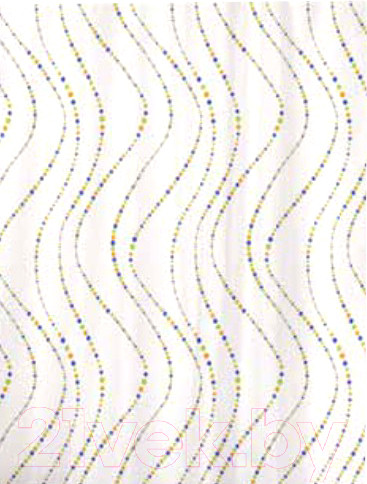 Изображение товара Шторка-занавеска для ванны Miranda Wavy Beige