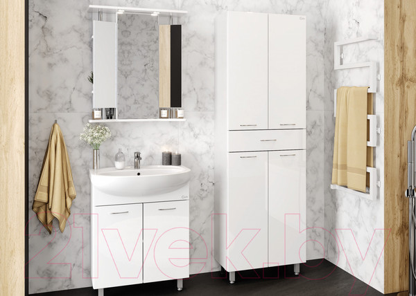 Изображение товара Шкаф-пенал для ванной Onika Модерн 60.10 (406002)