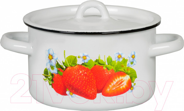 Изображение товара Кастрюля СтальЭмаль 1с15с/1 (белый)