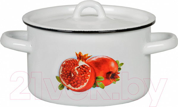 Изображение товара Кастрюля СтальЭмаль 1с15с/1 (белый)