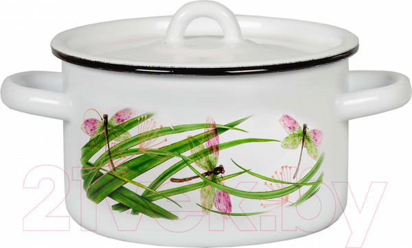 Изображение товара Кастрюля СтальЭмаль 1с15с/1 (белый)