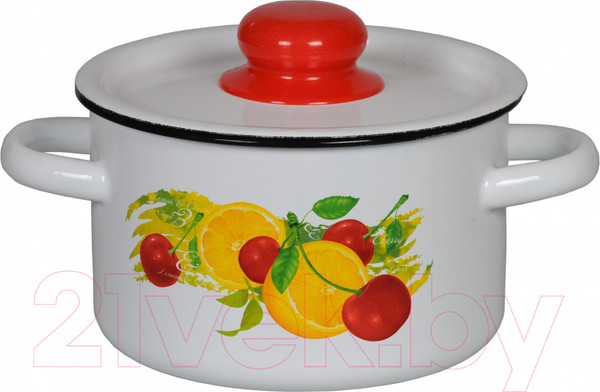 Изображение товара Кастрюля СтальЭмаль 1с15с/1 (белый)