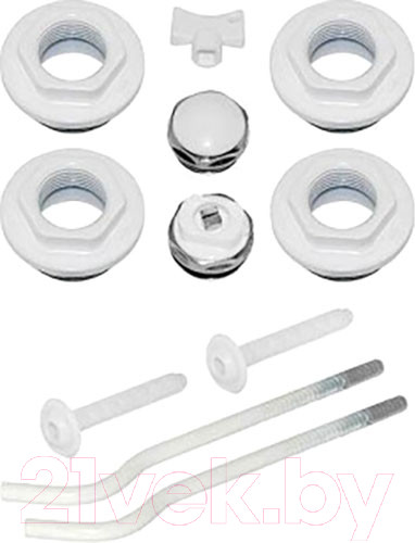 Изображение товара Монтажный комплект для радиатора Tim С двумя кронштейнами 3/4" (3043А, 11 пр.)