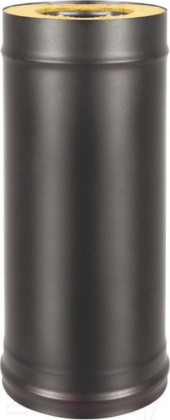 Изображение товара Труба вытяжная Везувий 0.8мм д. 150x200 L-1м (черный)