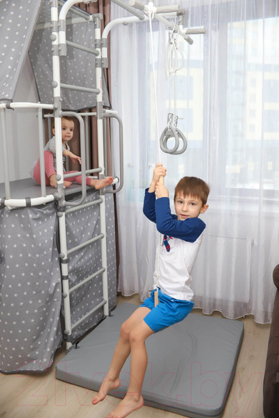 Изображение товара Детский спортивный комплекс Формула здоровья Индиго Paste (белый/серый)