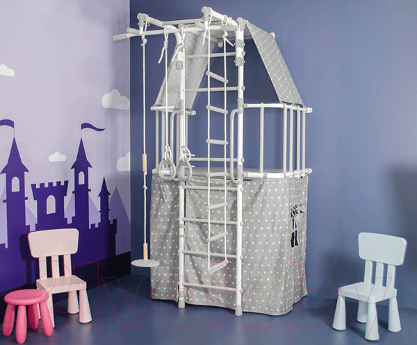 Изображение товара Детский спортивный комплекс Формула здоровья Индиго Paste (белый/серый)