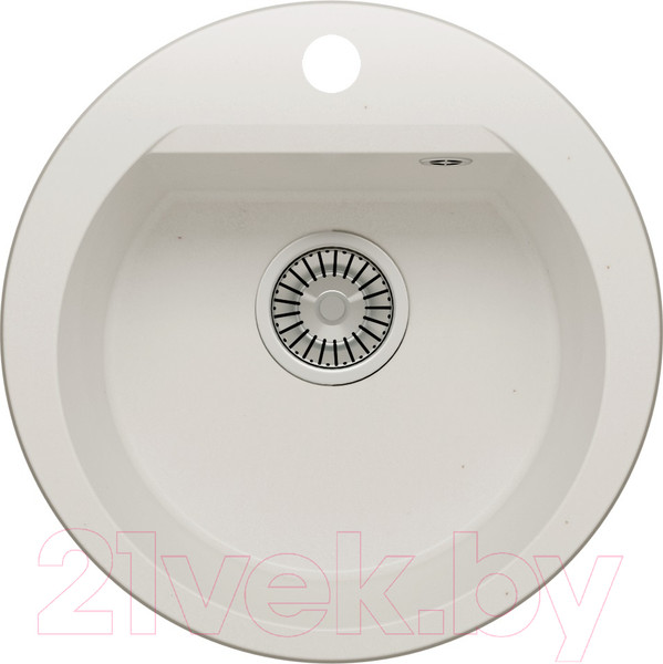 Изображение товара Мойка кухонная Polygran Atol-460 (белый хлопок)