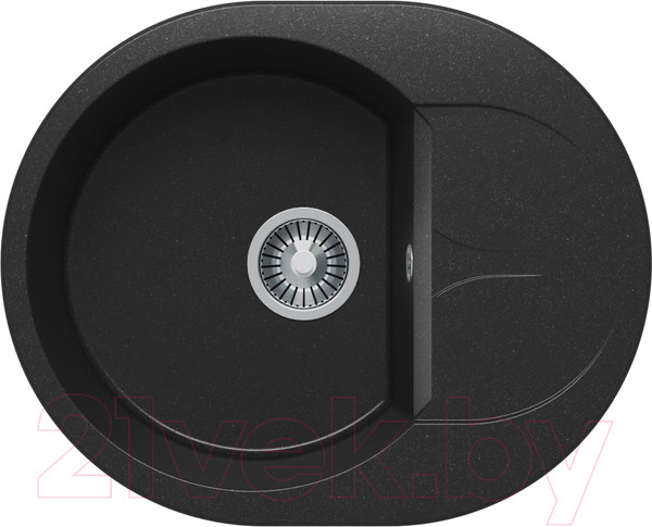 Изображение товара Мойка кухонная Polygran Atol-620 (черный)