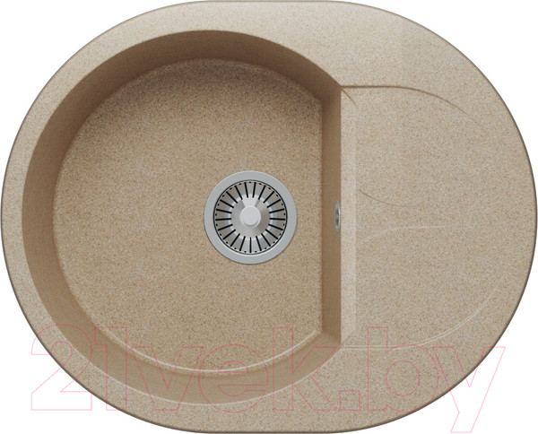 Изображение товара Мойка кухонная Polygran Atol-620 (песочный)