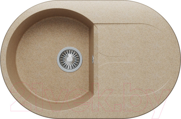 Изображение товара Мойка кухонная Polygran Atol-760 (песочный)