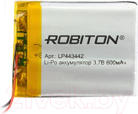 Изображение товара Аккумулятор Robiton LP443442