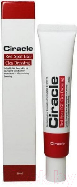 Изображение товара Крем для лица Ciracle Anti-Acne Red Spot EGF Cica Dressing (30мл)