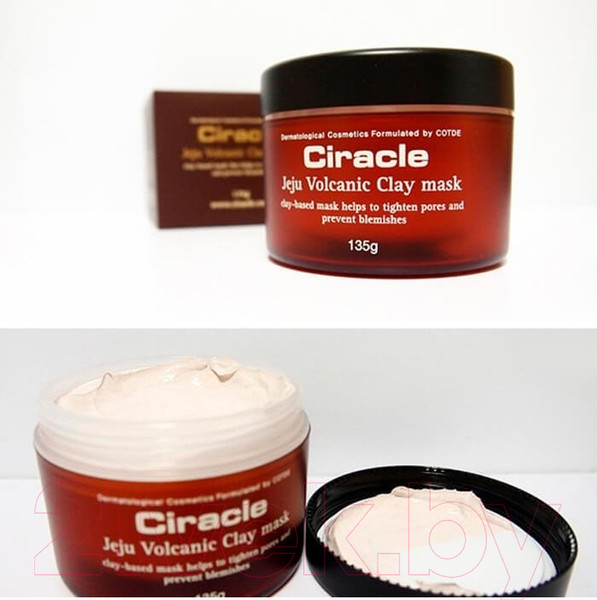 Изображение товара Маска для лица кремовая Ciracle Blackhead Jeju Volcanic Clay Mask (135г)