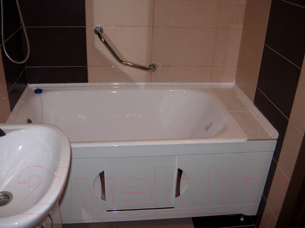 Изображение товара Ванна чугунная Универсал Каприз-У 120x70 (1 сорт, без ножек)