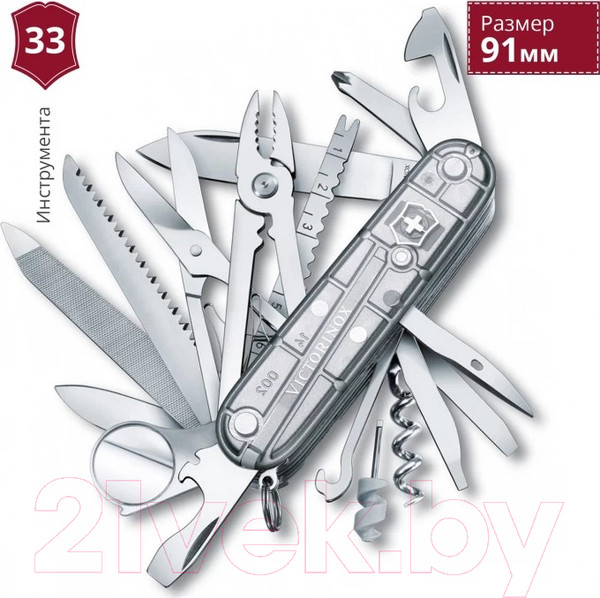 Изображение товара Нож швейцарский Victorinox Swiss Champ 1.6794.T7