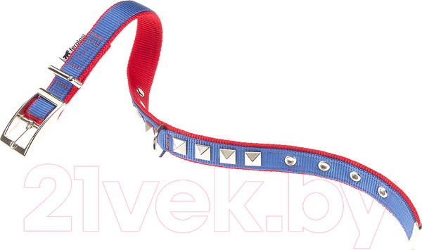 Изображение товара Ошейник Ferplast Dual Pyramids CF25/53 PI (синий/красный)
