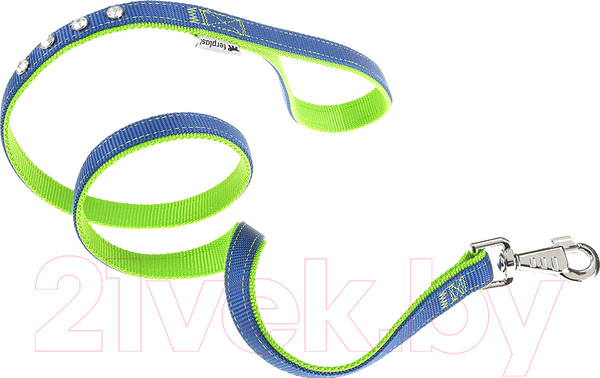 Изображение товара Поводок Ferplast Dual Diamonds G20/110 ST (синий/зеленый)