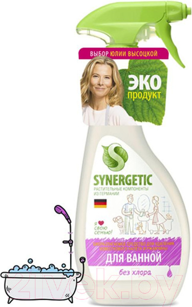 Изображение товара Чистящее средство для ванной комнаты Synergetic 500мл