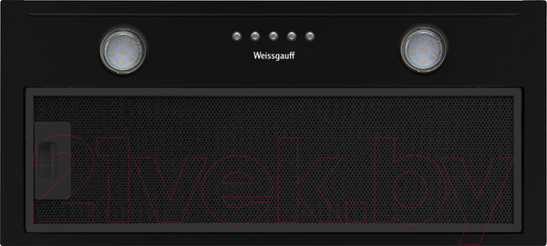 Изображение товара Вытяжка скрытая Weissgauff Alpha 60 PB BL