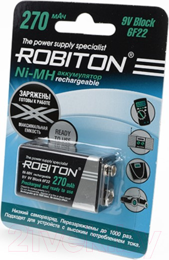 Изображение товара Аккумулятор Robiton RTU270MH-1 BL1