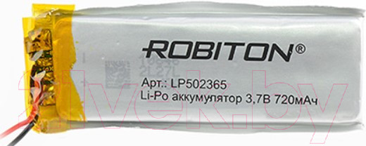 Изображение товара Аккумулятор Robiton LP502365