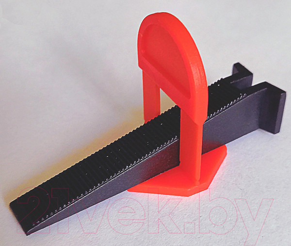 Изображение товара Система выравнивания плитки НПЦ Технолог Мини Клин 1мм + Клипса (50шт+50шт)