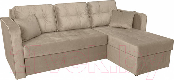 Изображение товара Диван угловой Аквилон Фаворит НПБ (бинго бежевый)