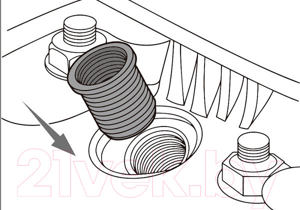 Изображение товара Набор футорок для восстановления резьбы Thorvik GPTRK101