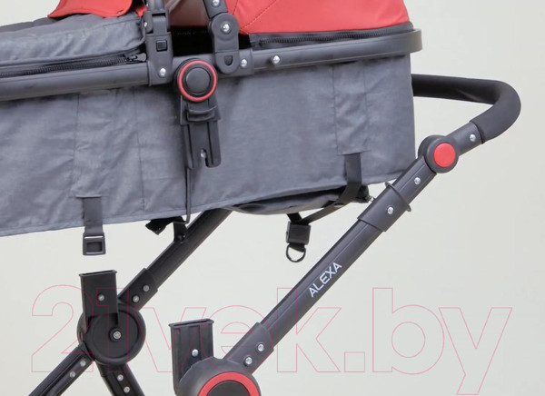 Изображение товара Детская универсальная коляска Lorelli Alexa 3 в 1 Opaline Grey Elephants / 10021292185