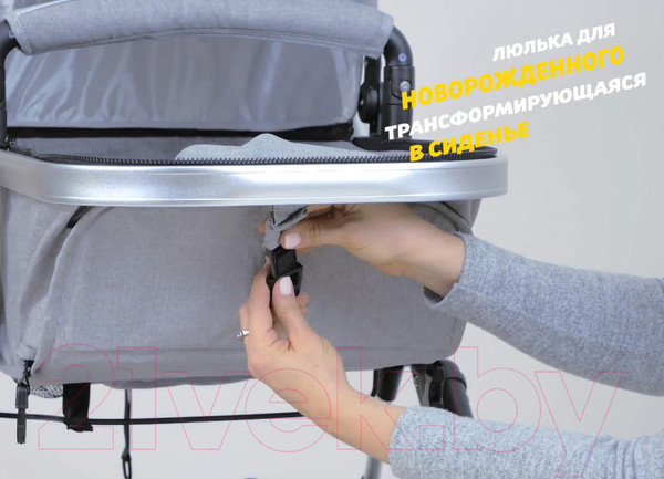 Изображение товара Детская универсальная коляска Lorelli Lora 3 в 1 Candy Pink / 10021282189