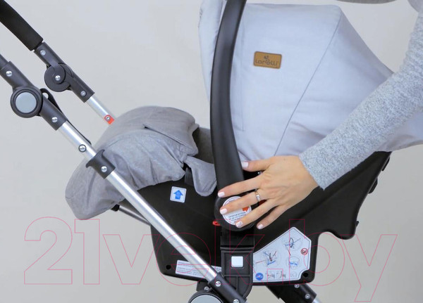 Изображение товара Детская универсальная коляска Lorelli Lora 3 в 1 Candy Pink / 10021282189