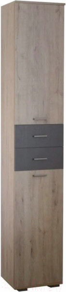 Изображение товара Шкаф-пенал Bravo Мебель Имидж №5 (дуб бонифаций/вольфрам)