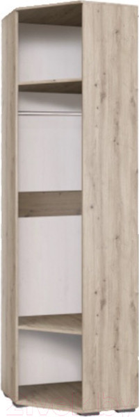 Изображение товара Шкаф Bravo Мебель Имидж №7 угловой (дуб бонифаций/вольфрам)