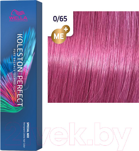 Изображение товара Крем-краска для волос Wella Professionals Koleston Perfect ME+ 0/65 (60мл, микстон фиолетовый махагоновый)