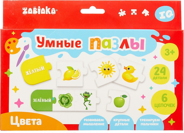 Изображение товара Развивающая игра Puzzle Time Цвета умные / 4503743