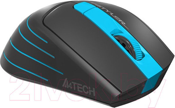 Изображение товара Мышь A4Tech Fstyler FG30S (серый/синий)