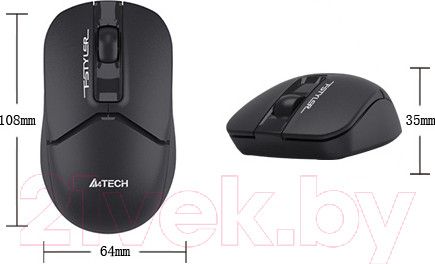 Изображение товара Мышь A4Tech Fstyler FG12 (белый)