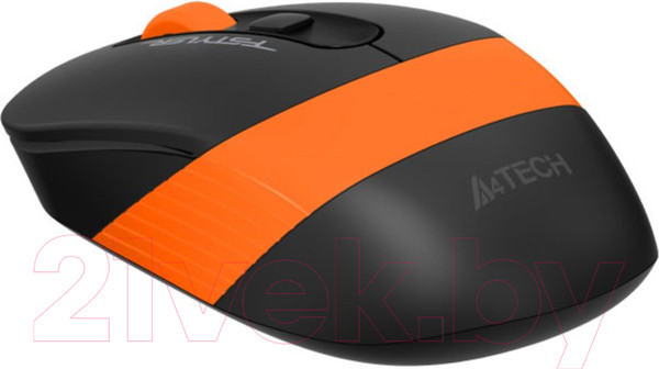 Изображение товара Мышь A4Tech Fstyler FG10S (черный/оранжевый)