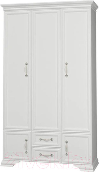 Изображение товара Шкаф Bravo Мебель Грация ШР-3 (белый)