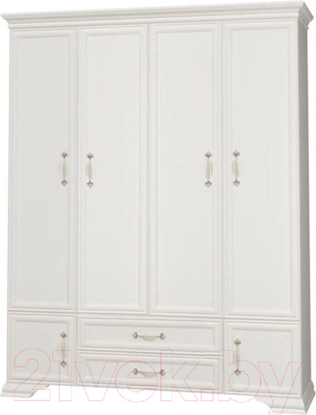 Изображение товара Шкаф Bravo Мебель Грация ШР-4 2 ящика (белый)