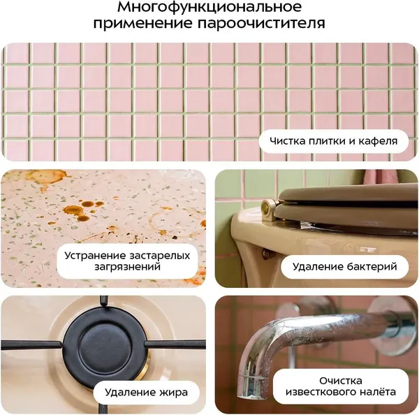 Изображение товара Пароочиститель Kitfort KT-1004-4 (фиолетовый)