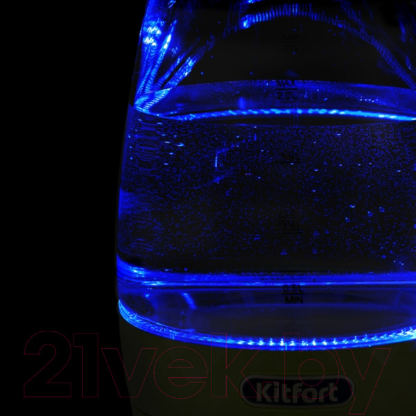 Изображение товара Электрочайник Kitfort KT-6123-2 (салатовый)